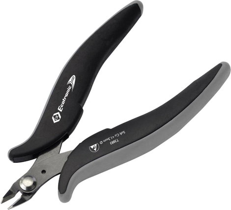 C.K Ecotronic T3883 ESD Elektronikai csípőfogó Fazetta nélkül 132 mm