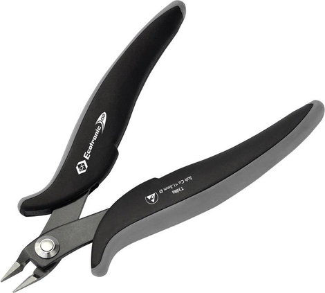 C.K Ecotronic T3886 ESD Elektronikai csípőfogó Fazetta nélkül 139 mm