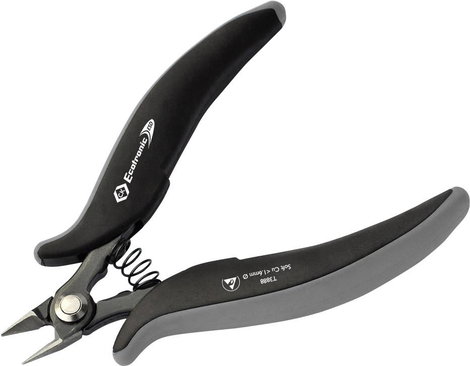 C.K Ecotronic T3888 ESD Elektronikai csípőfogó Fazetta nélkül 135 mm