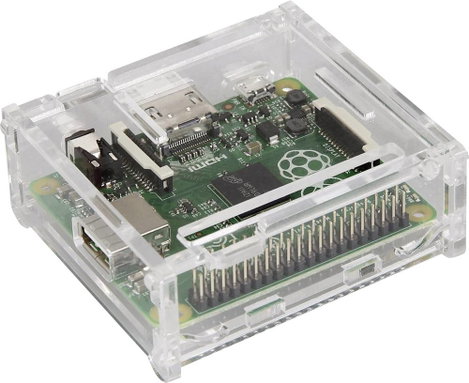 Joy-it RB-Casea+01 SBC ház Alkalmas: Raspberry Pi Átlátszó 2. kép
