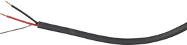 Kash 1339360 Mikrofonkábel 2 x 0.12 mm² Fekete méteráru