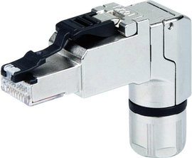 Telegärtner MFP8-4x90 T568B Cat.6A RJ45 dugaszoló, szabadban is összeszerelhető J00026A4003 Dugó, eg