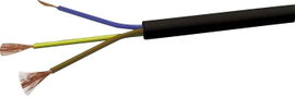 VOKA Kabelwerk H05VVF5X25 Tömlős vezeték H05VV-F 5 x 2.5 mm² Fekete 100 m