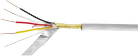 VOKA Kabelwerk JYSTY4X2X08 Telefonkábel J-Y(ST)Y 4 x 2 x 0.80 mm Kavics szürke (RAL 7032) 100 m