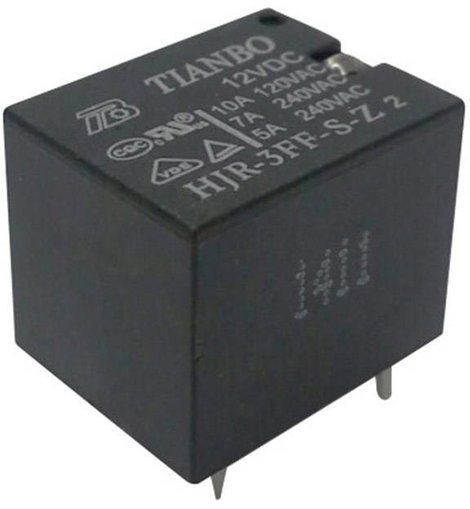 Tianbo Electronics HJR-3FF-S-Z 5VDC Nyák relé 5 V/DC 15 A 1 váltó 1 db