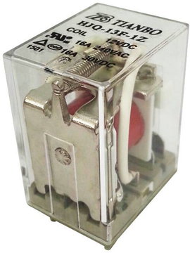 Tianbo Electronics HJQ-13F-1Z -220/240VAC Dugaszrelé 230 V/AC 20 A 1 váltó 1 db