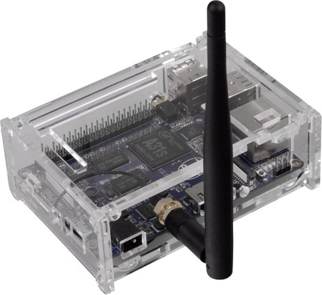 Joy-it BananaPIM2-Case1 SBC ház Alkalmas: Banana Pi Átlátszó 3. kép