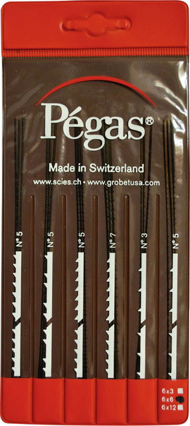 Pegas PS906x6DI 1 készlet Fret fűrészlap készlet 6 darab.