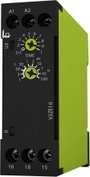 tele 125110 V2ZE10 24-240V AC/DC Időrelé Mono funkció 1 db Időtartomány: 0.05 mp - 100 óra 1 váltó bélyegkép