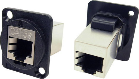 FTP RJ45 Cat5e és RJ45 Cat5e XLR adapter Adapter, beépíthető CP30220S CP30220S Cliff Tartalom: 1 db