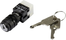 DECA 1384380 ADA16K6-AR0-CA Kulcsos kapcsoló 250 V/AC 5 A 1 x KI/BE 1 x 90 ° IP65 1 db