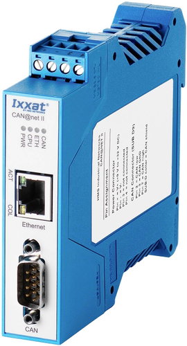 Ixxat 1.01.0086.10200 CAN@net II/VCI Can átalakító CAN Bus, Ethernet 24 V/DC 1 db