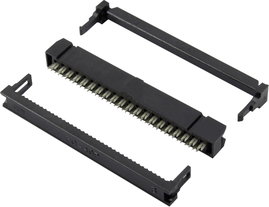 Connfly DS1016-06MA2BB Csatlakozó Törésgátlóval Raszterméret: 2.54 mm Pólusok száma: 6 Sorok száma: 