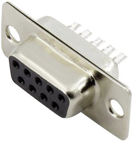 Connfly DS1033-09FBNSISS-CT D-SUB alj 180 ° Pólusszám: 9 Forrasztható 1 db