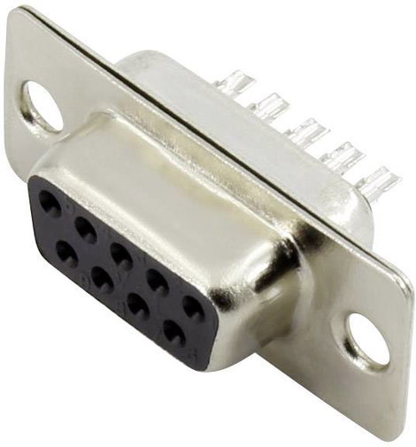 Connfly DS1033-09FBNSISS-CT D-SUB alj 180 ° Pólusszám: 9 Forrasztható 1 db