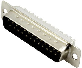 Connfly DS1033-37MBNSISS D-SUB dugó 180 ° Pólusszám: 37 Forrasztható 1 db