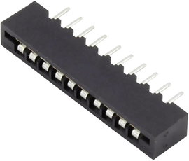 Connfly Hüvelyház panel Pólusok száma 3 Raszterméret: 2.54 mm DS1020-03ST1D 1 db