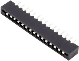 Connfly Hüvelyház panel Pólusok száma 15 Raszterméret: 2.54 mm DS1020-15ST1D 1 db