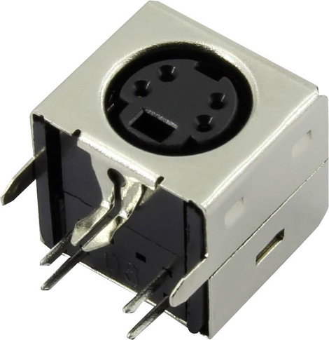 Connfly Mini DIN beépíthető alj Pólusszám: 4 Tartalom: 1 db