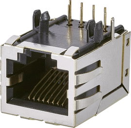 EDAC A00-108-220-450 Moduláris panel csatlakozó, 1 port, A00-108-220-450 Alj, beépíthető, függőleges