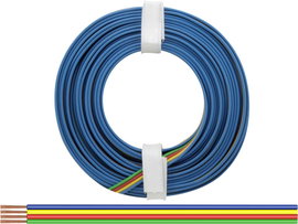 418-5 Huzal 4 x 0.14 mm² Zöld, Piros, Sárga, Kék 5 m