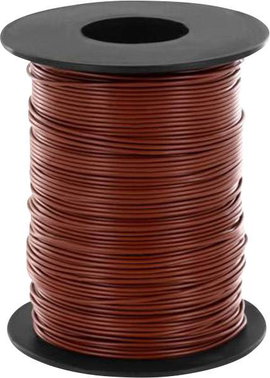 119-18 Huzal 1 x 0.14 mm² Barna 100 m