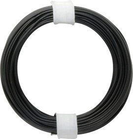 118-1 Huzal 1 x 0.14 mm² Fekete 10 m