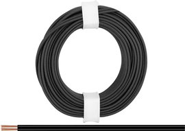 218-11 Huzal 2 x 0.14 mm² Fekete 5 m