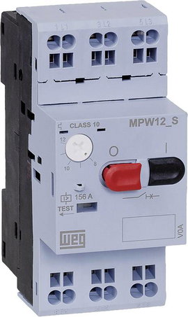 WEG 12500995 MPW12-3-D063S Motorvédő kapcsoló beállítható 6.3 A 1 db