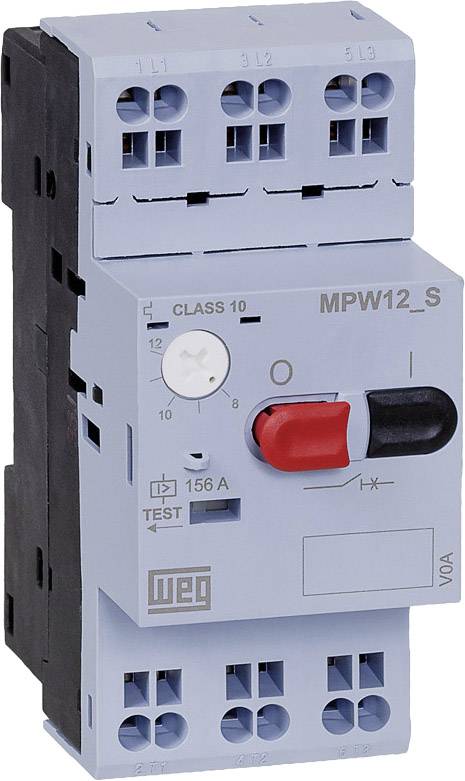 WEG 12501028 MPW12-3-U010S Motorvédő kapcsoló beállítható 10 A 1 db