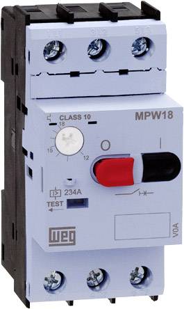 WEG 12429371 MPW18-3-D063 Motorvédő kapcsoló beállítható 6.3 A 1 db