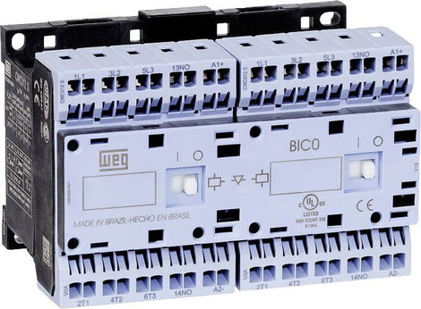 WEG CWCI09-01-30C03S Irányváltó kapcsoló 6 záró 4 kW 24 V/DC 9 A Segédérintkezővel 1 db