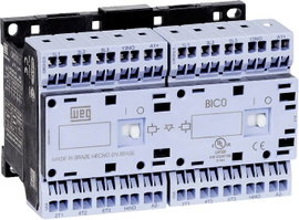 WEG CWCI09-01-30D24S Irányváltó kapcsoló 6 záró 4 kW 230 V/AC 9 A Segédérintkezővel 1 db