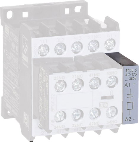 WEG RCC0-4 D63 RC tag Alkalmas a következő márkához (relé): Weg 1 db
