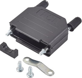 FCI D-SUB 86303639BLF D-SUB ház Pólusszám: 25 Műanyag 180 ° Fekete 1 db