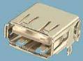 Beépített aljzat A típusú USB 2.0 Alj, beépíthető, vízszintes USB 1 port 87520-0010BLF FCI Tartalom: