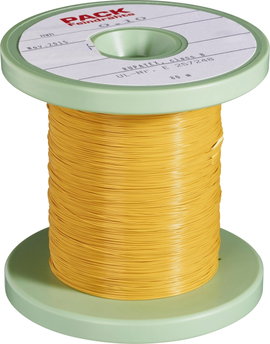 Pack Litz Wire Vörösréz lakkozott drót Külső átmérő (szigetelő lakkal)=0.45 mm Külső átmérő (szigete