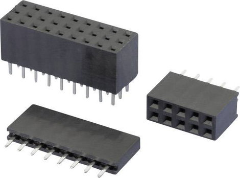 W & P Products Hüvelysor (standard) Sorok száma: 2 Pólusok száma sorozatonként: 20 157-40-2-00 1 db