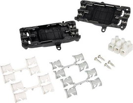 Relicon by HellermannTyton 435-01657 RELILIGHT V34 P2 PA66V0 BK5 Vezetékösszekötő Kábel átmérő tarto