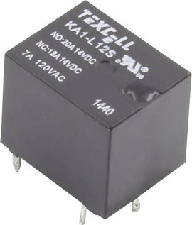 Texcell KA1-L12S Nyák relé 12 V/DC 25 A 1 váltó 1 db