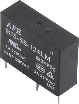 AFE BJS-SS-124LM Nyák relé 24 V/DC 5 A 1 záró 1 db