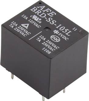 AFE BRD-SS-105L Nyák relé 5 V/DC 15 A 1 váltó 1 db 2. kép