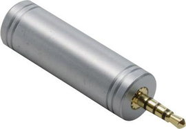BKL Electronic 1103096 1103096 Jack Audio Átalakító [1x Jack dugó, 2,5 mm-es - 1x Jack alj, 3,5 mm-e