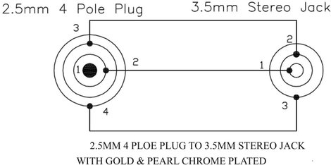 BKL Electronic 1103096 1103096 Jack Audio Átalakító [1x Jack dugó, 2,5 mm-es - 1x Jack alj, 3,5 mm-e 2. kép