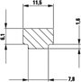GTRH 160/60 teljes acél asztali bilincs Bessey GTR16S6H 3. bélyegkép