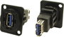 XLR adapter USB A aljzat 3.0 - USB B aljzat 3.0 Adapter, beépíthető CP30205NMB CP30205NMB Cliff Tart bélyegkép