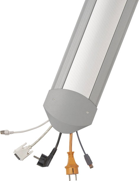Serpa Végdarab 5.02086.7042 Világosszürke 130 mm Tartalom: 2 db