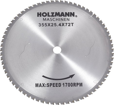 Holzmann Maschinen MKS355SB MKS355SB Keményfém körfűrészlap 355 x 25.4 mm Fogak száma (collonként):