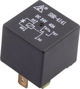 SHR-4141 SHR-24VDC-F-C 5pin Autós relé 24 V/DC 40 A 1 váltó