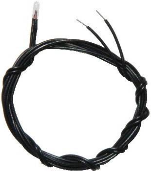 BELI-BECO T3/8 Szubminiatűr izzó 1.50 V 0.02 W Csatlakozóvezeték Átlátszó 1 db